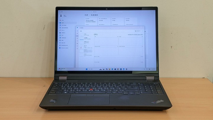 原廠保固 9成新 Lenovo ThinkPad P16 Gen1 4K 觸控螢幕 16G專業繪圖卡 RTX A5500