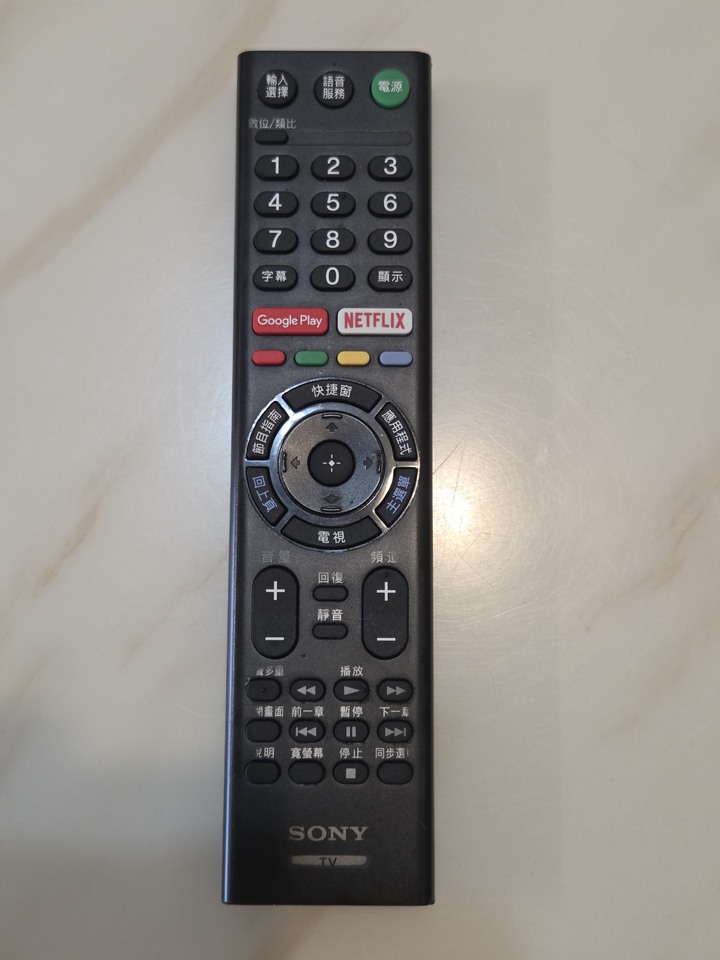SONY 電視 遙控器 RMF-TX310T