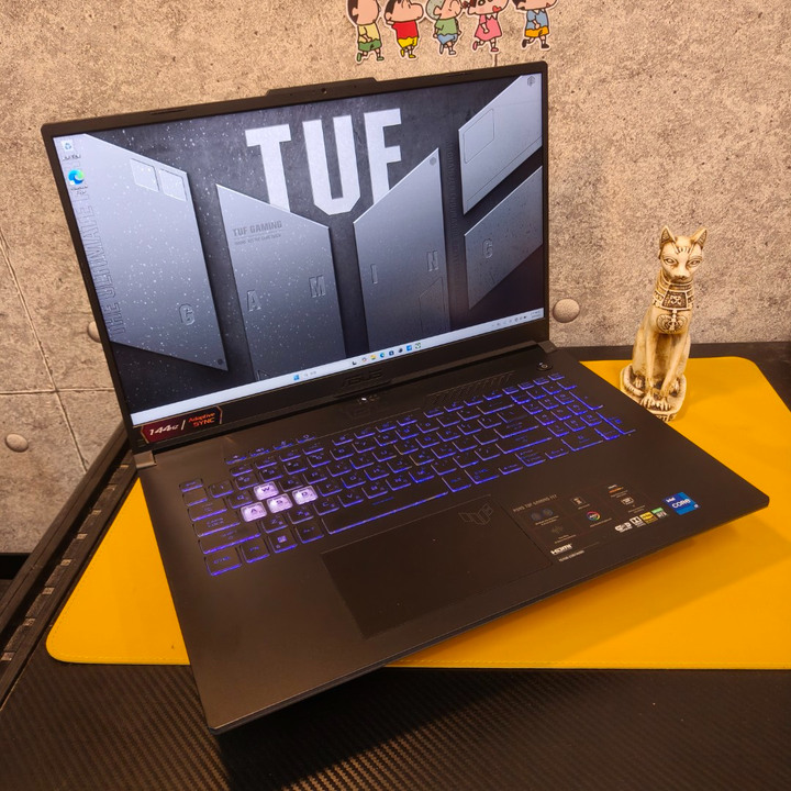 ASUS TUF Gaming A17 17.3吋電競筆電(I7-12700/滿血版RTX3050 TI/16G/512G/FX707ZE)