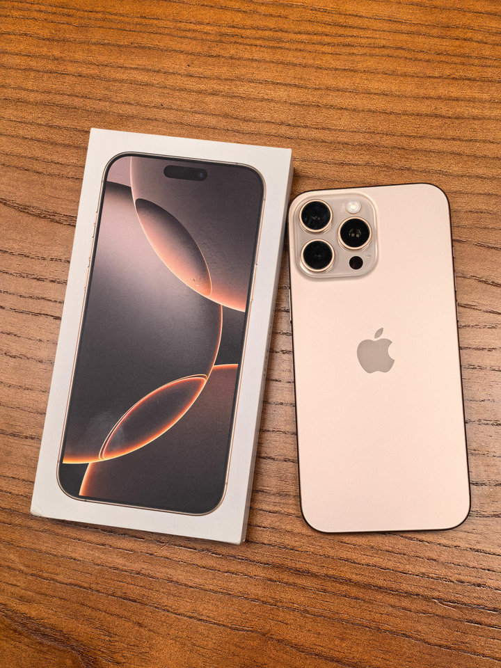 Apple iPhone 16 Pro Max 512G (6.9吋) 沙漠色鈦金屬《二手》
