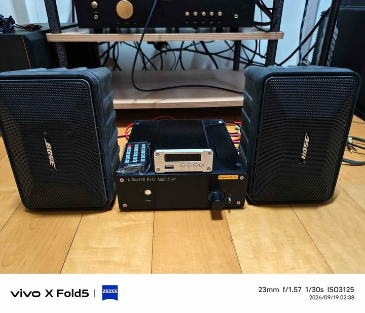  L.Nap140擴大機+Bose 101喇叭+ZhiLai T5數位播放機+Bose ABC主動式重低音,英/美系組合聲音佳(可單購)