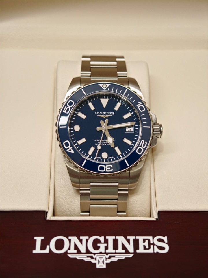 浪琴 Longines Hydroconquest 39 深海征服者 藍色