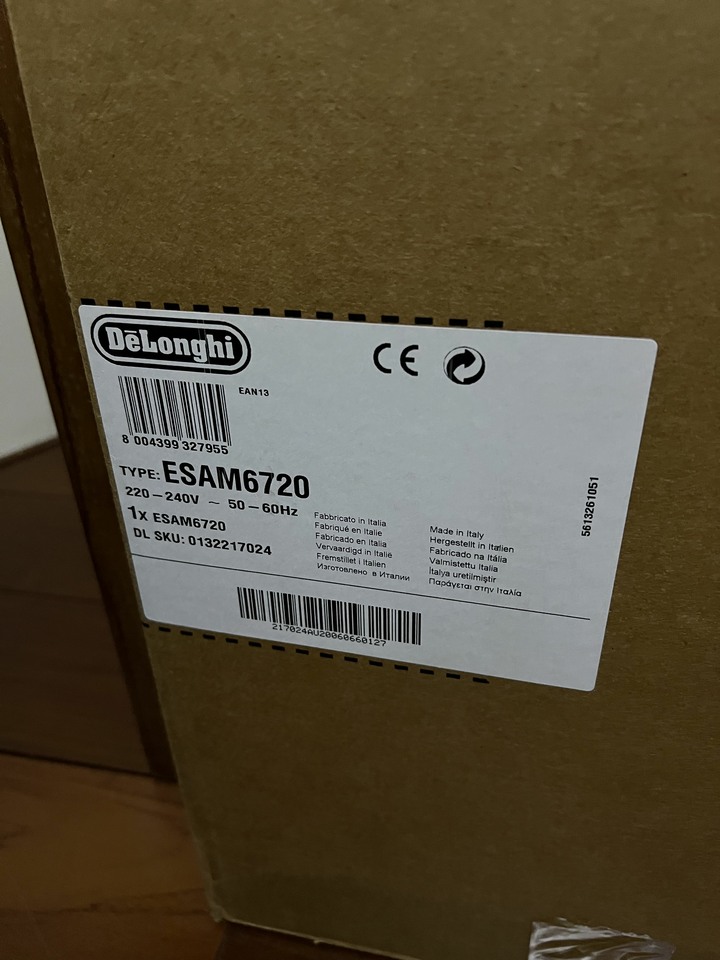 全新Delonghi ESAM6720咖啡機出售