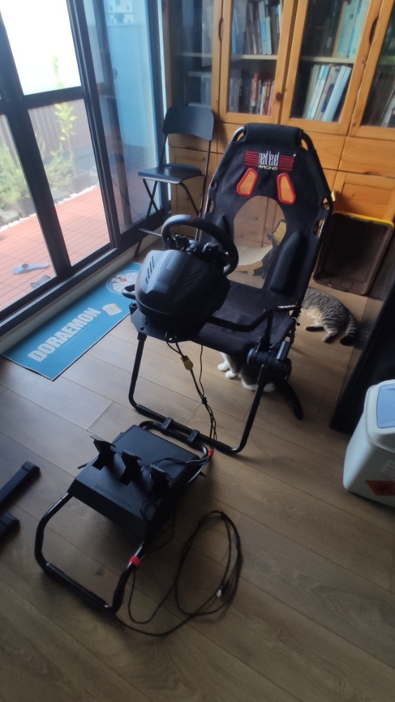 【二手9成新】Thrustmaster T300 RS Ferrari 三踏板組合 + NLR GT-Lite賽車椅