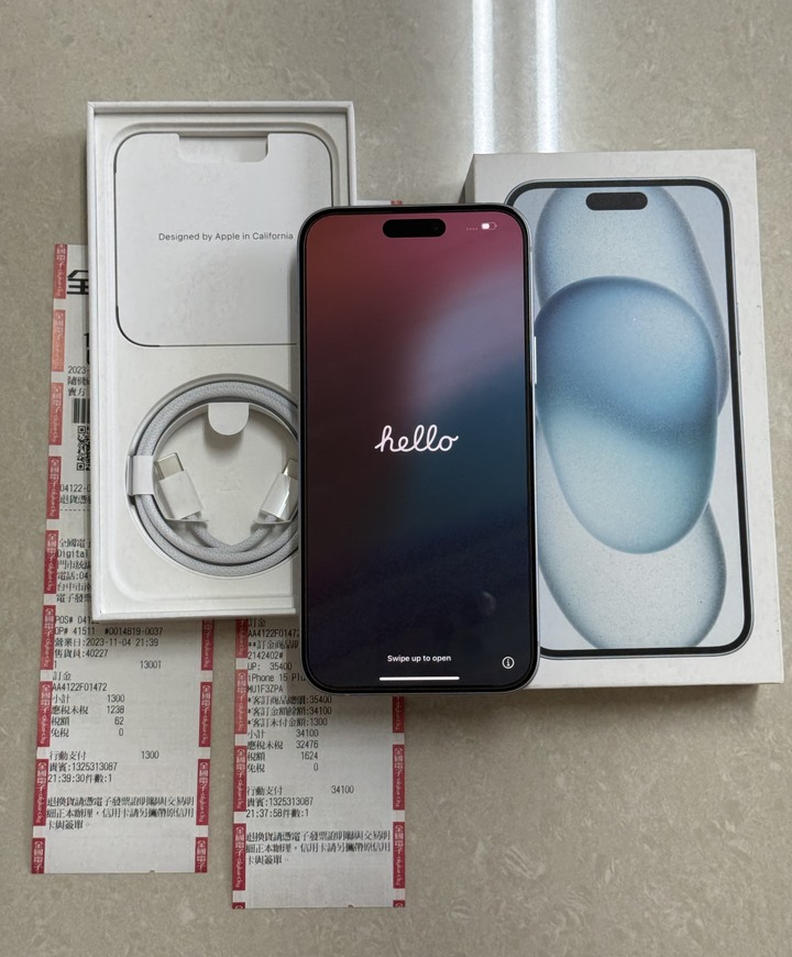 i15 Plus 256G 藍色(白色)