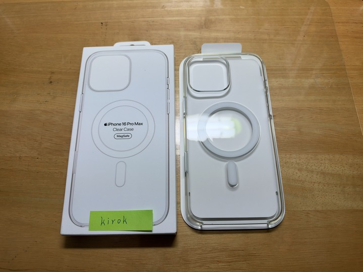 iPhone 16 Pro Max MagSafe 原廠 透明保護殼