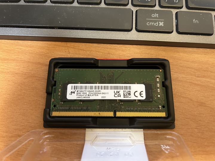 【Micron 美光】Crucial DDR4 3200 8GB 筆記型記憶體 MTA8ATF1G64HZ-3G2R1