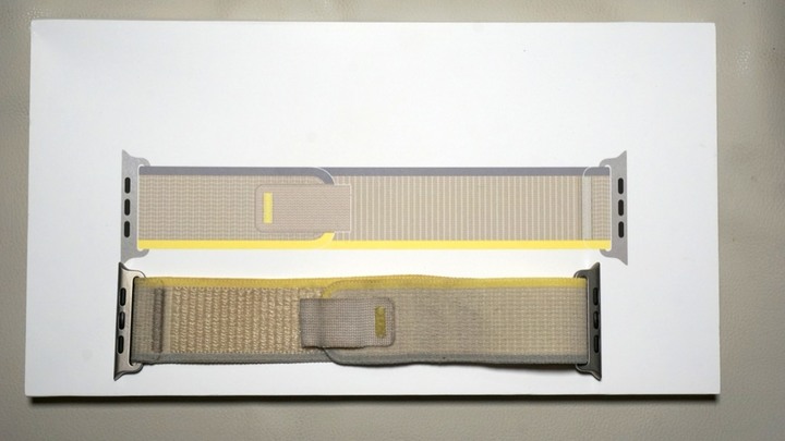 黃米越野錶環(S/M)、藍高山錶環(L) for Apple Watch Ultra 49mm