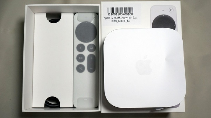 Apple TV 4K（第 3 代，Wi-Fi + 乙太網路）