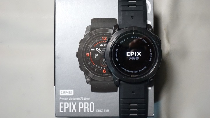 Garmin EPIX Pro gen2 51mm 黑鈦色 搭黑色矽膠錶帶 已過保