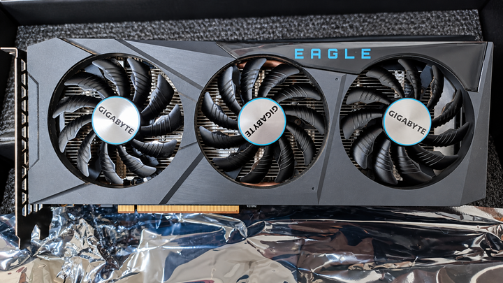 近全新 完整盒裝 GIGABYTE 技嘉RX6600 EAGLE 8G 顯示卡 無挖礦 附測試