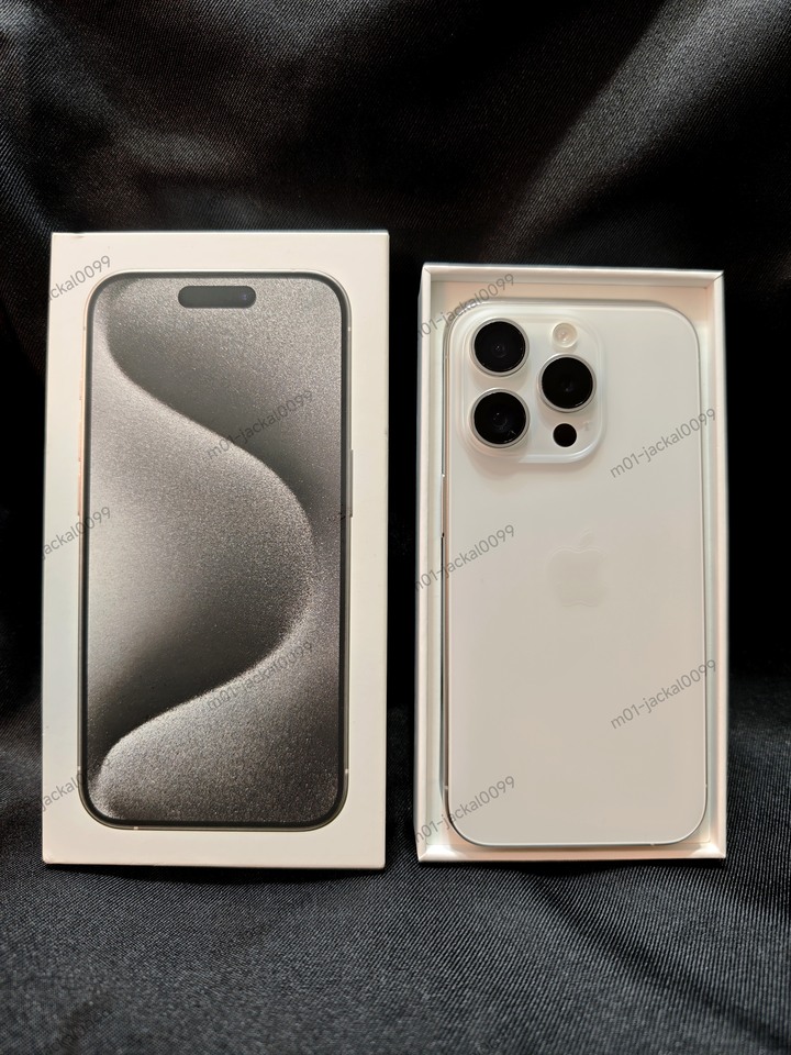 蘋果 Apple iPhone 15 Pro 256GB 白色鈦金屬 無傷 保存良好