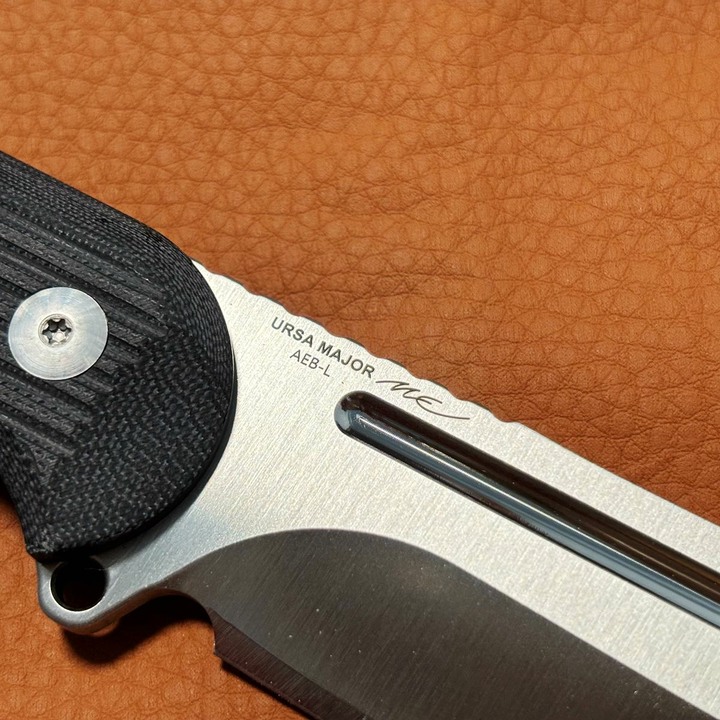 Kizer Ursa Major 黑G10柄直刀 AEB-L鋼