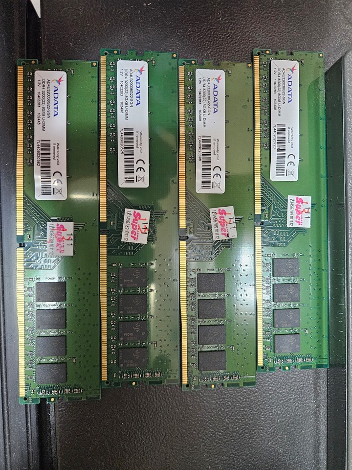 售威剛DDR4 3200 8gX4