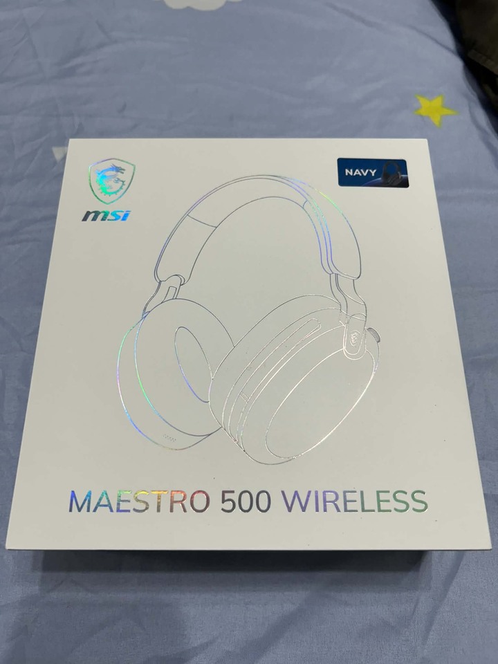 MSI MAESTRO 500 WIRELESS 電競無線耳機 海軍藍（NAVY）