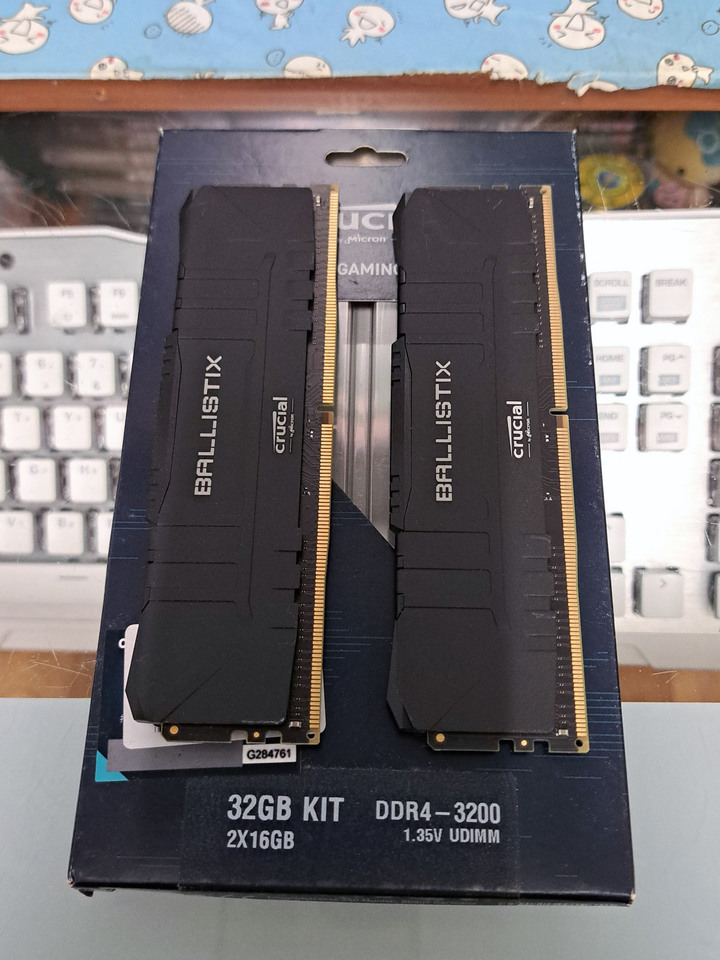 Micron 美光 Ballistix Gaming DDR4 3200 32G （2x16G）
