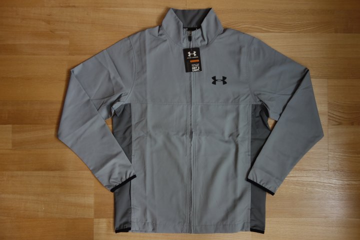 「BANG ZONE」UA UNDER ARMOUR 純灰色運動外套S號!