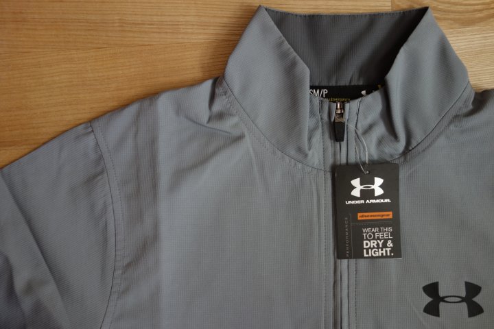「BANG ZONE」UA UNDER ARMOUR 純灰色運動外套S號!