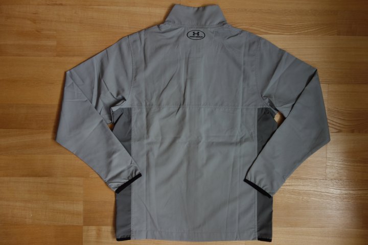 「BANG ZONE」UA UNDER ARMOUR 純灰色運動外套S號!