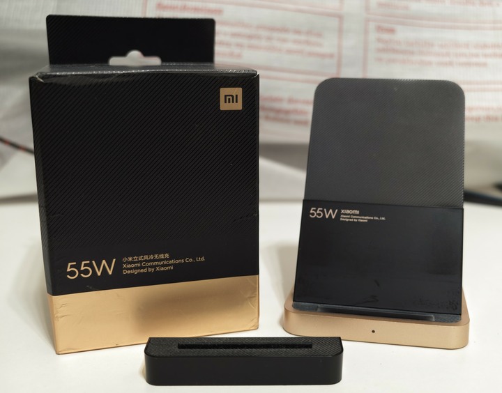 自售 小米原廠立式無線充55W+120W極速充電器