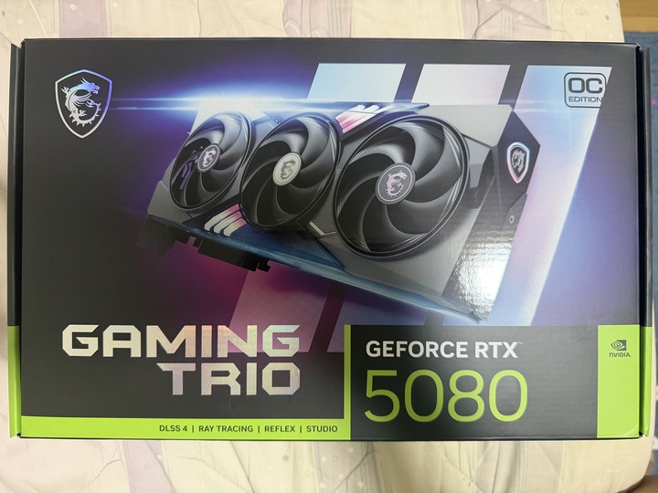 MSI RTX 5080 GAMING TRIO OC 16G