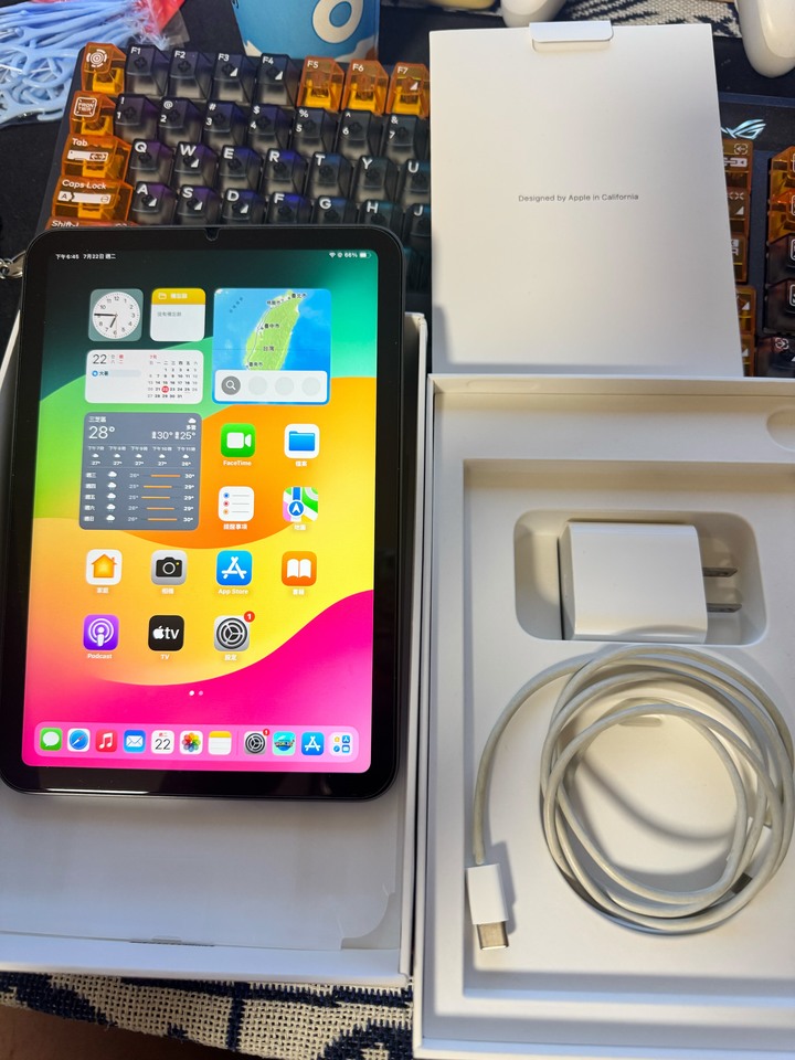 2022 iPad mini 6 64G WIFI 8.3吋 灰