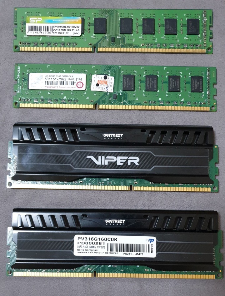 DDR3 DRAM memory 4G 8G