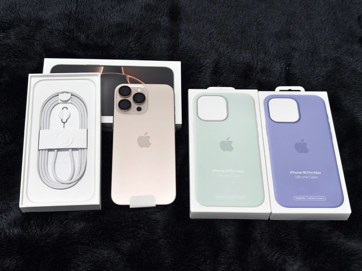 【高雄售】iPhone 16 Pro Max 256G 沙漠鈦金屬，電池100%