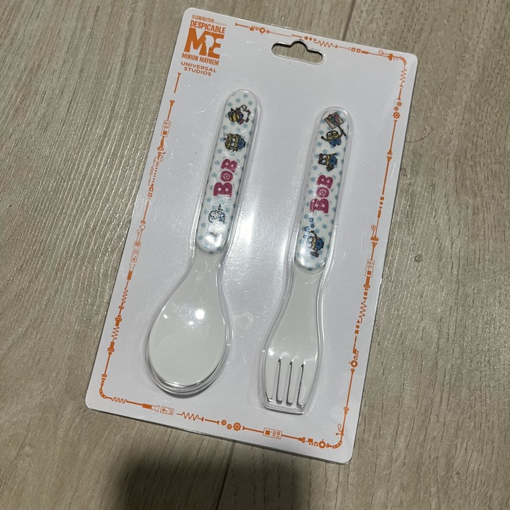 萌版小小兵 神偷奶爸 可愛 湯匙 叉子