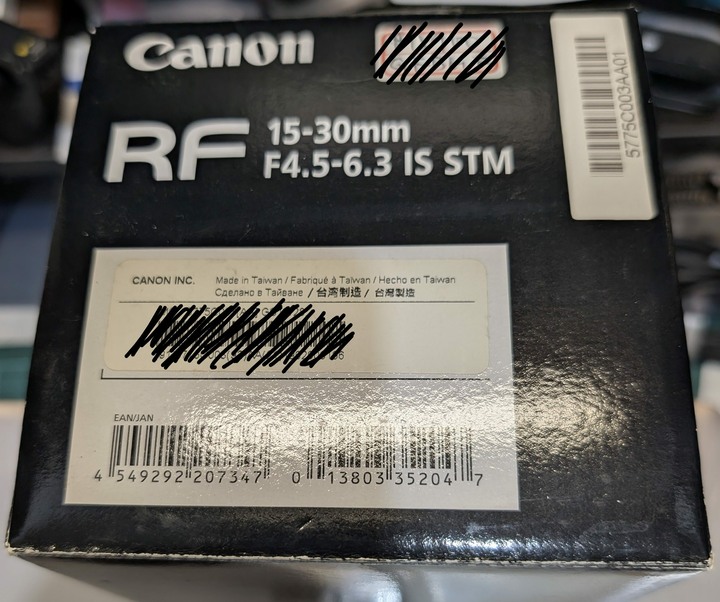 Canon RF 15-30mm F4.5-6.3 IS STM 超廣角變焦鏡頭 公司貨