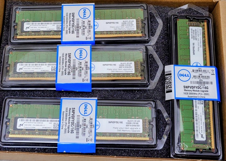Dell 16GB DDR4-2666MHz ECC Unbuffered DIMM (UDIMM)