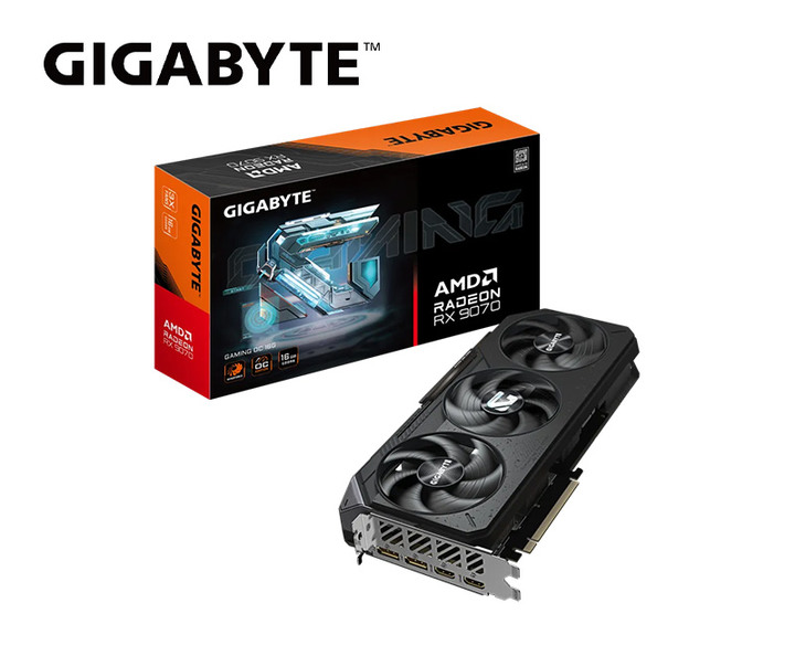 全新未拆 技嘉 Radeon RX 9070 GAMING OC 16G 三風扇 台灣公司貨 五年保固
