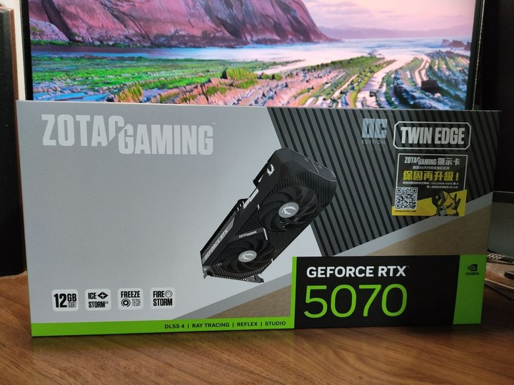 ZOTAC GAMING RTX 5070 Twin Edge OC 全新未拆封 原廠五年保固