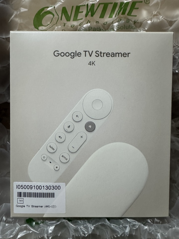 Google TV Streamer 4K 陶瓷米(全新未拆)
