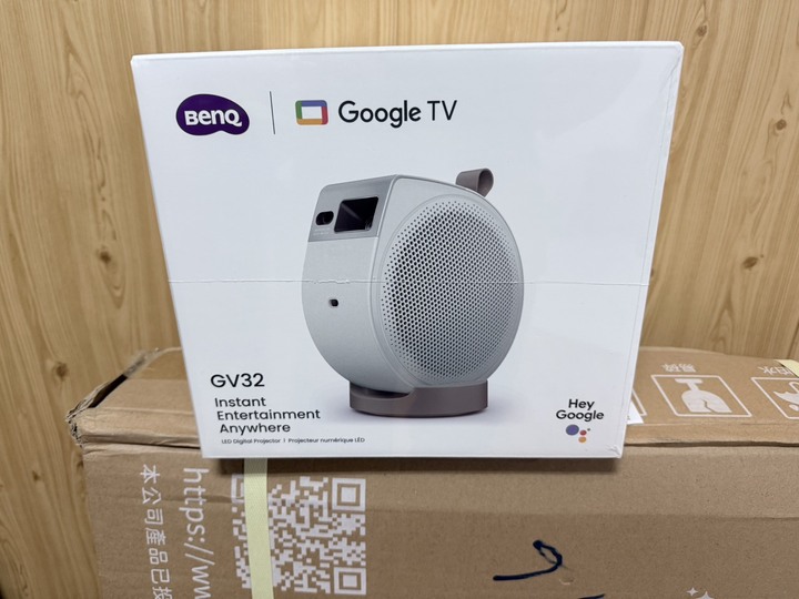 BenQ GV32 1080P Google TV 智慧微型投影機