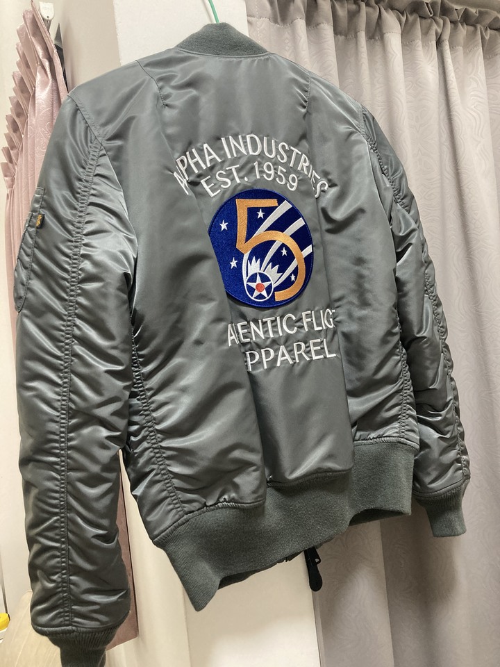 日版 ALPHA INDUSTRIES 59TH SQUADRON TIGHT 飛行外套MA1