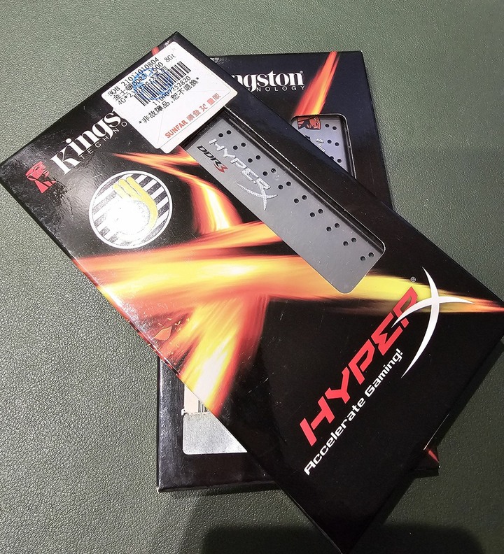 桌機 金士頓 DDR3 KHX1600C9D3X2K2/8GX 記憶體 4GB×4