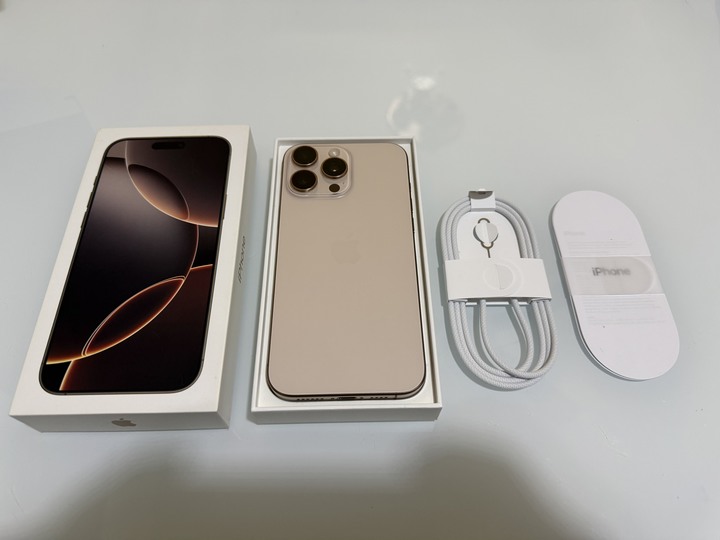 【售】iPhone 16 Pro Max 256G 沙漠金 (個人自售/機況佳)