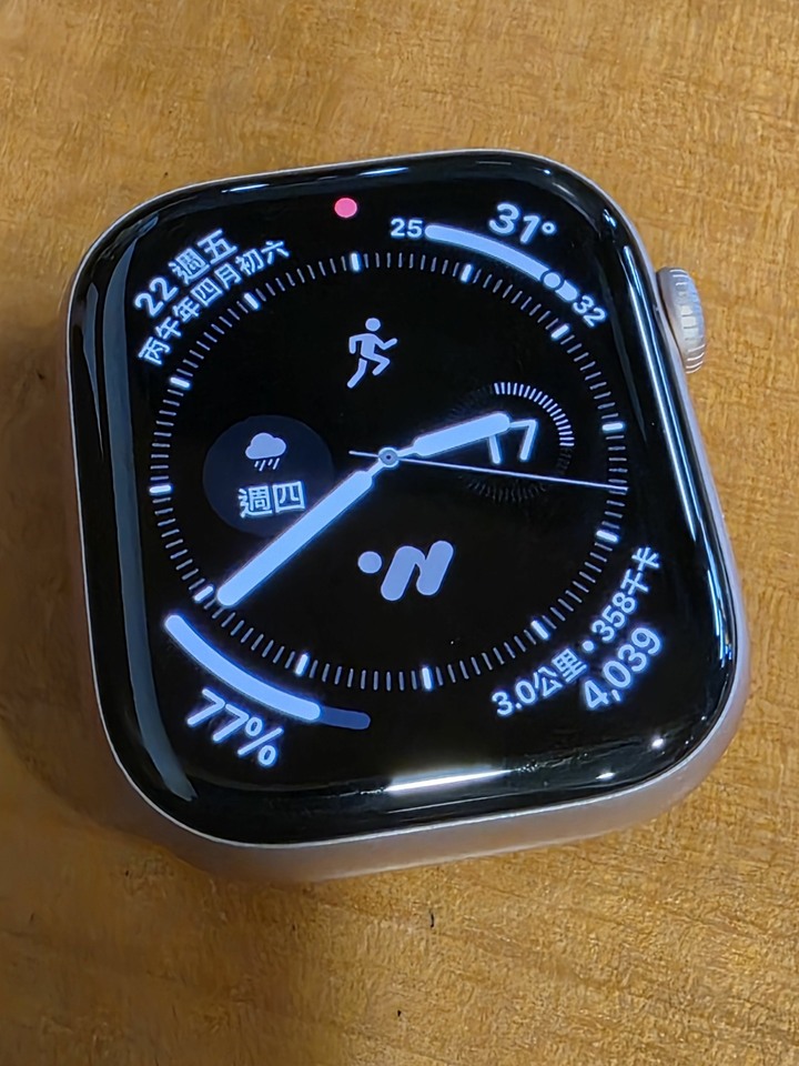 Apple 蘋果Apple Watch Series 11 GPS 46mm 玫瑰金色鋁金屬智慧型手錶 二手 極新
