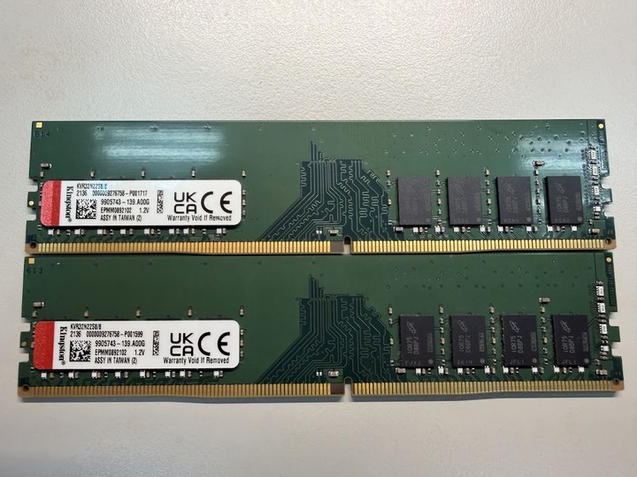 金士頓 8GB DDR4 3200 * 2