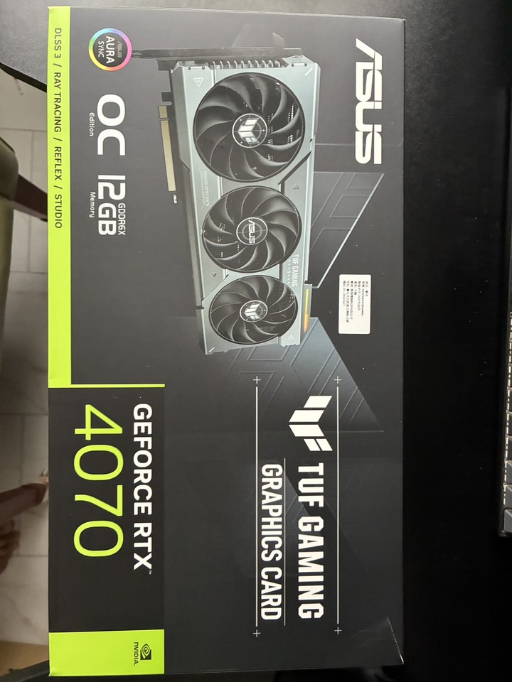 ASUS TUF Gaming GeForce RTX 4070 O12G GAMING