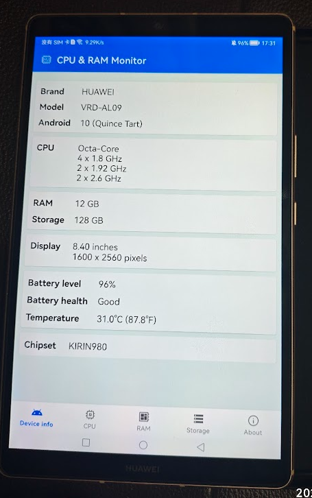 華為 m6 8.4吋 12g/128g 導航 平板 已安裝 google