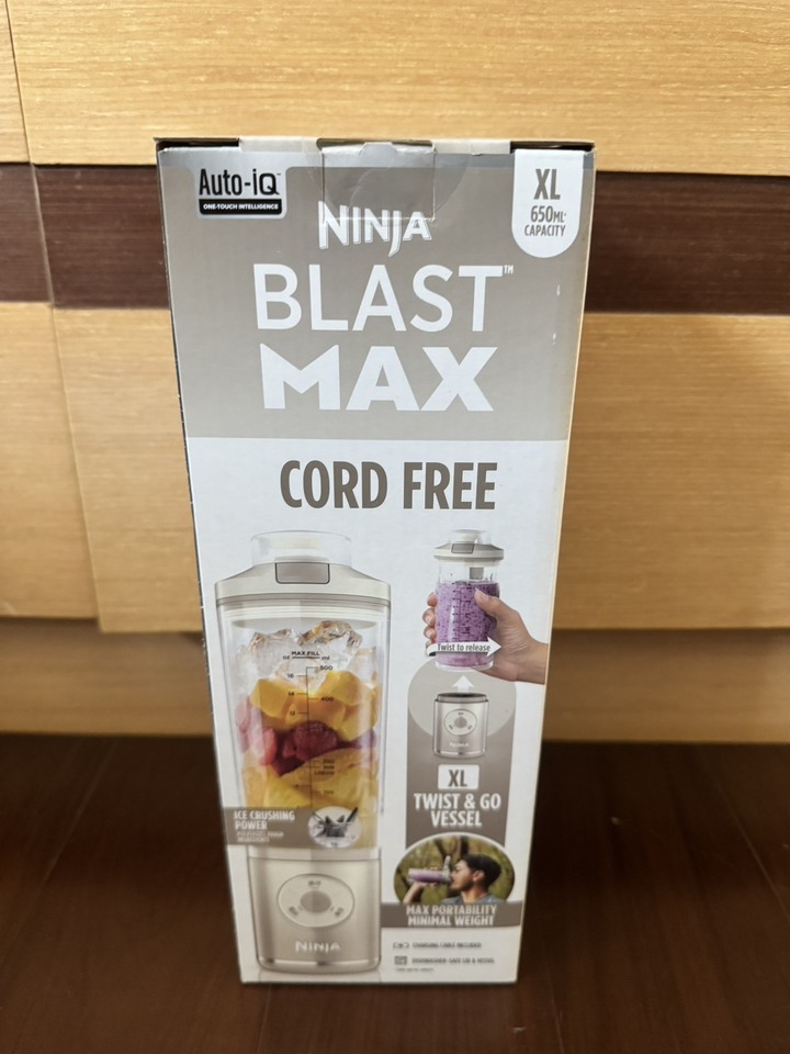 全新NINJA BLAST MAX BC251 無線調理機｜650ml｜Auto-IQ｜高馬力碎冰