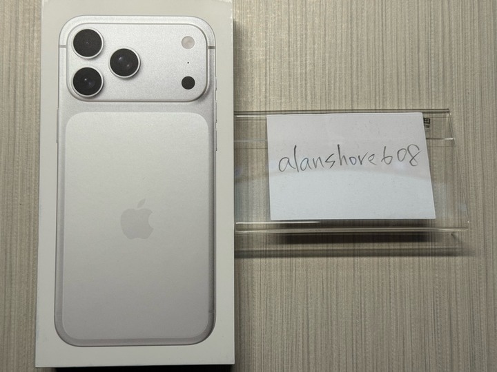 全新 iPhone17 Pro Max 512G 銀白