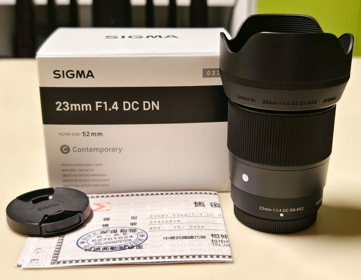 Sigma 23mm f1.4 DC 公司貨 (for 富士) 保固內