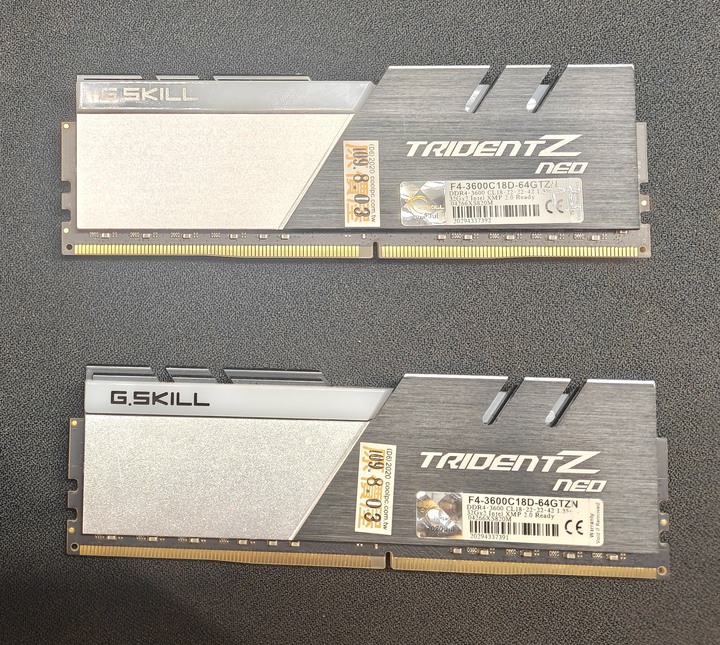 G.SKILL 芝奇 Trident Z Neo (焰光戟) DDR4-3600 64GB (32GBx2)