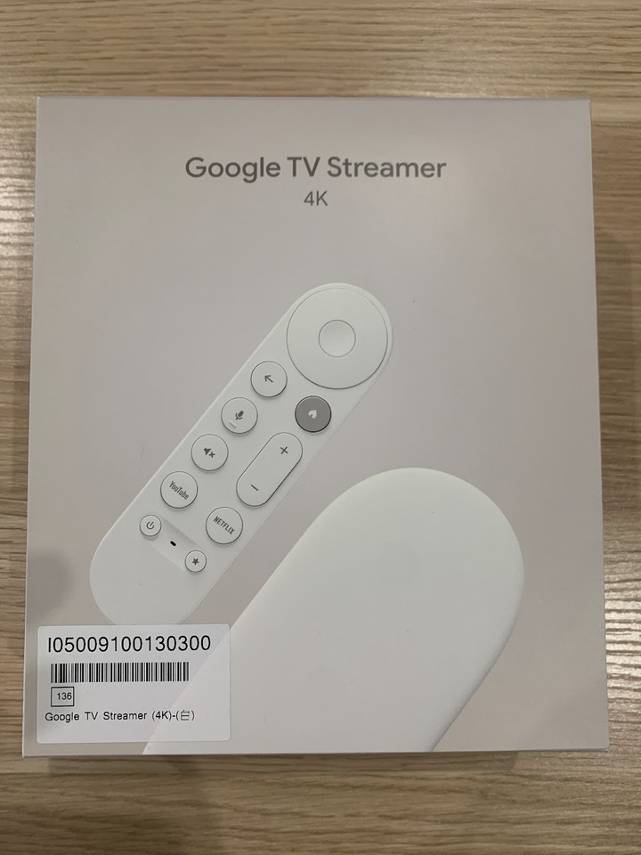 台灣公司貨 全新未拆 Google TV Streamer 4K 電視棒 電視盒 