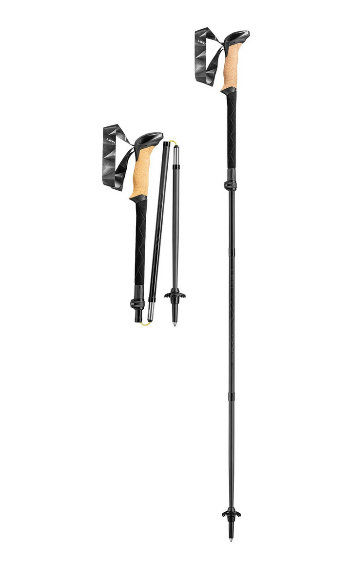 LEKI Black SERIES FX CARBON 碳纖維快扣折疊登山杖
