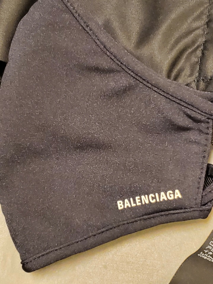 Balenciaga 經典立體LOGO可調式機能布口罩