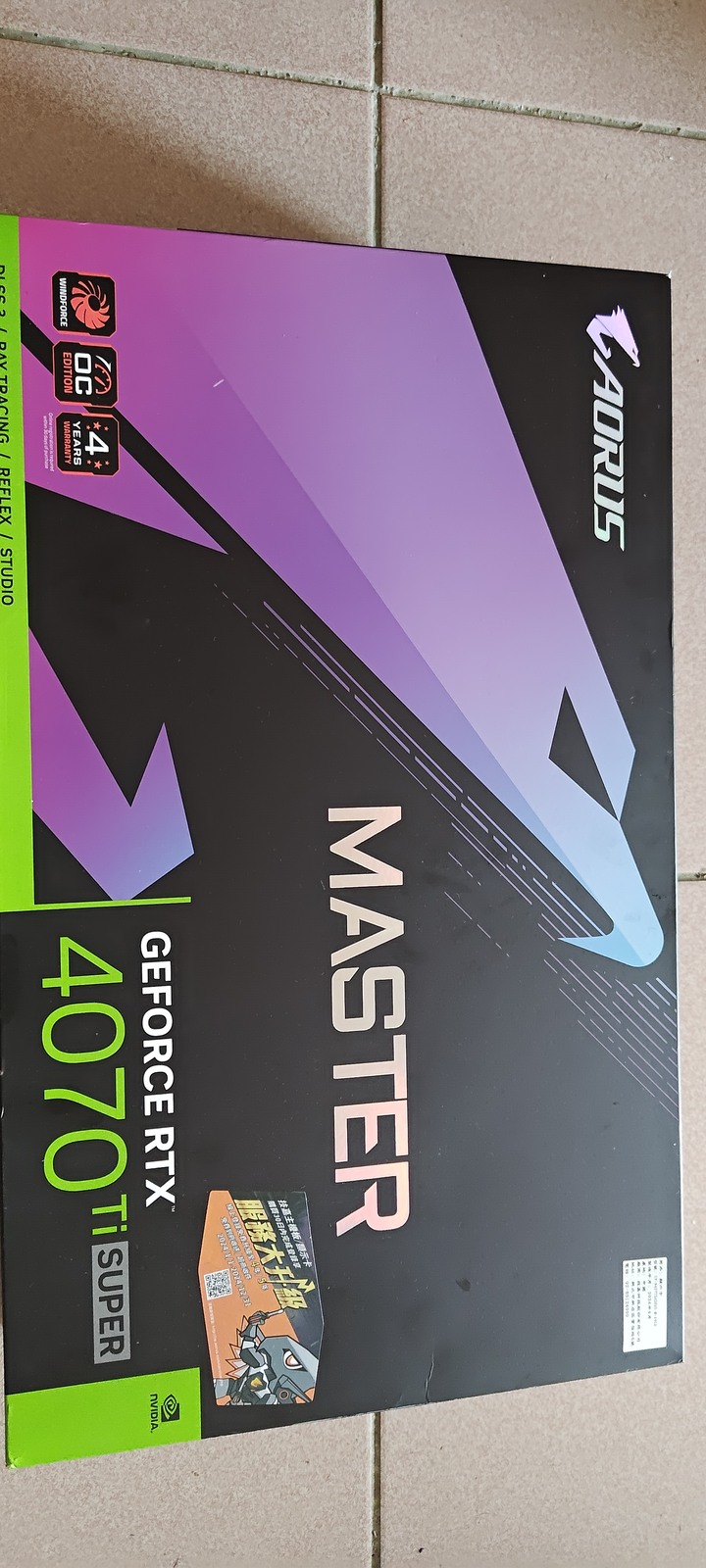 售 技嘉AORUS MASTER RTX4070Ti SUPER 16G